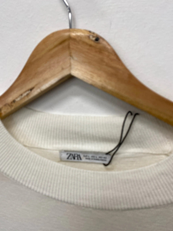 Fabulous men’s crew neck classic ivory jumper UkL JB001