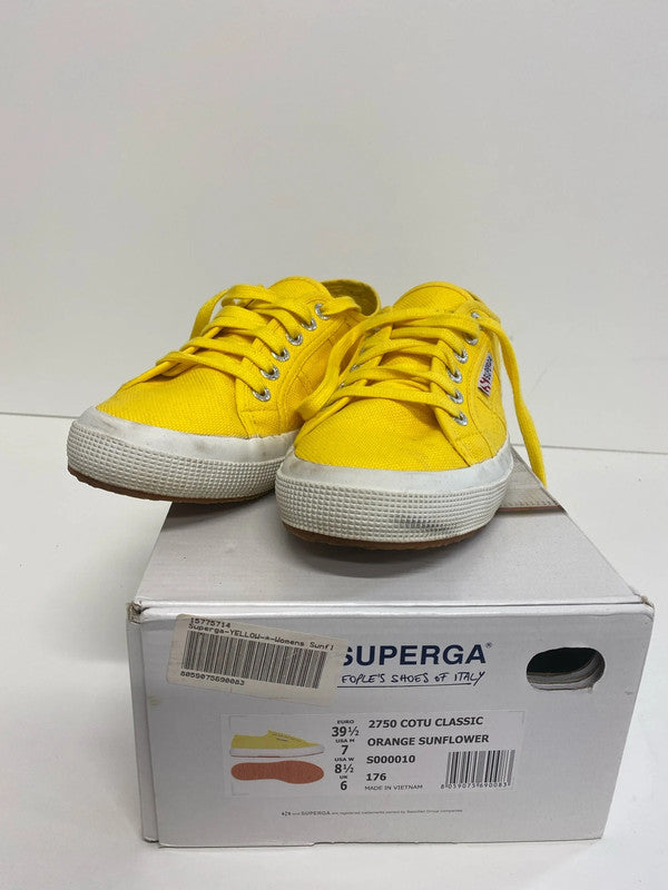 Fabulous Cotu Classic Superga orange sunflower UK6 NN001