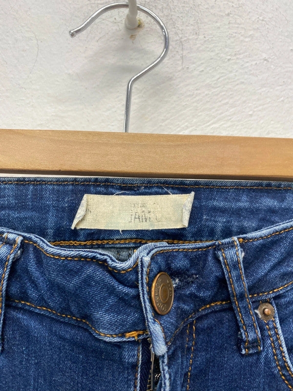 Topshop Chic Navy Skinny Jeans UK 4 25W 30L AE001