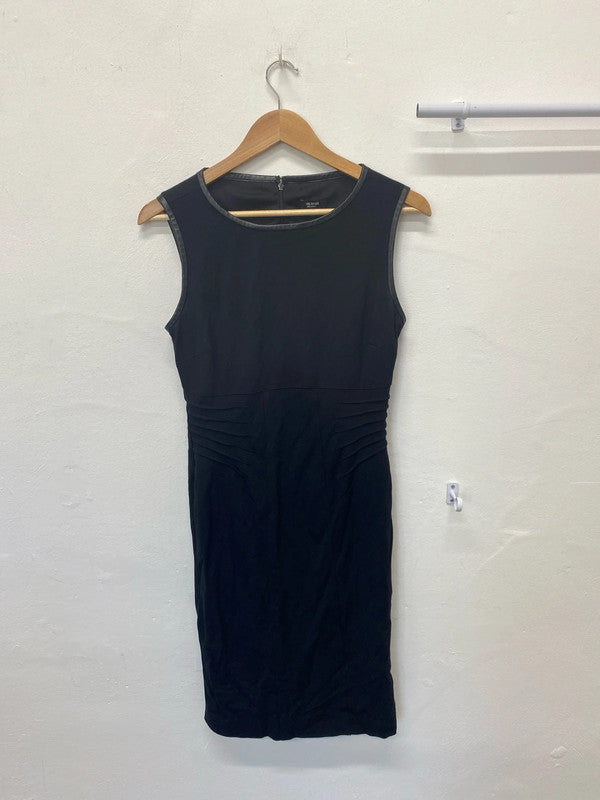 Fabulous black Bodycon pencil dress by Premise size 2 Uk12 MW001