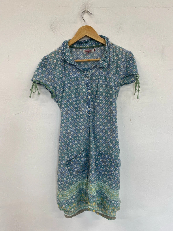 Fabulous White Stuff dress tunic cotton 100% pockets JM007