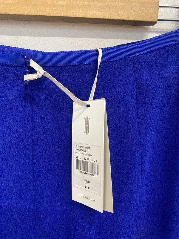 Stunning cobalt blue pencil skirt UK 12 nwt LW005