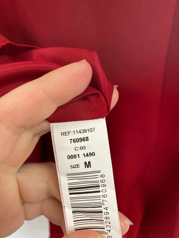 Mango Elegant Red Sheath Dress Size M NN001