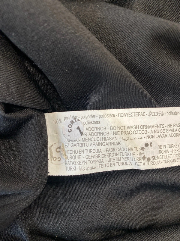 Fabulous black spotty smock dress mesh overlay from Zara UkM LB005