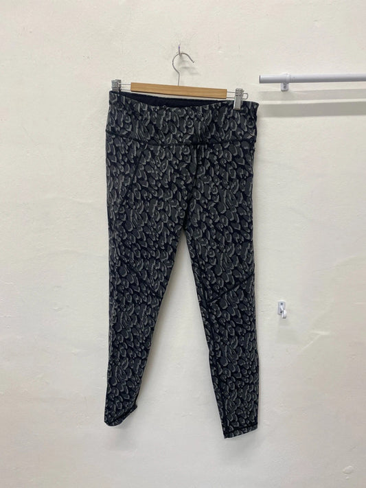 Fabulous Sweaty Betty Black & Grey camo leggings UkL LB005