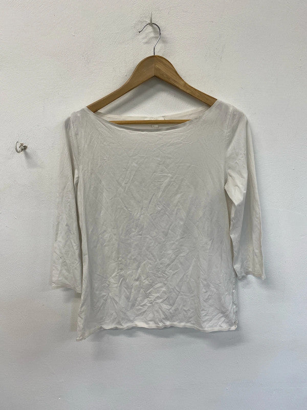 Cute COS white t-shirt M FE001