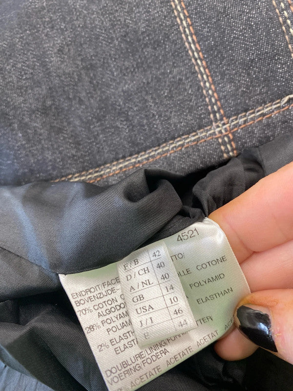 Fabulous Soft denim western jacket by Weill Uk14 JB005