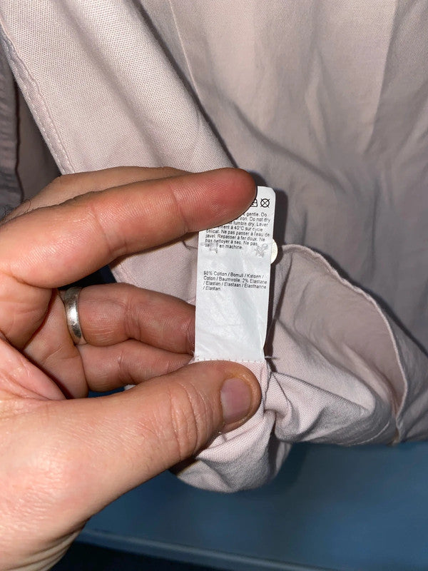 Classic pink River Island muscle fit shirt Oxford S SD001