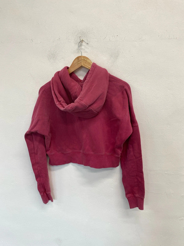 Lovely superdry cropped pink hoodie UK 10 LD003