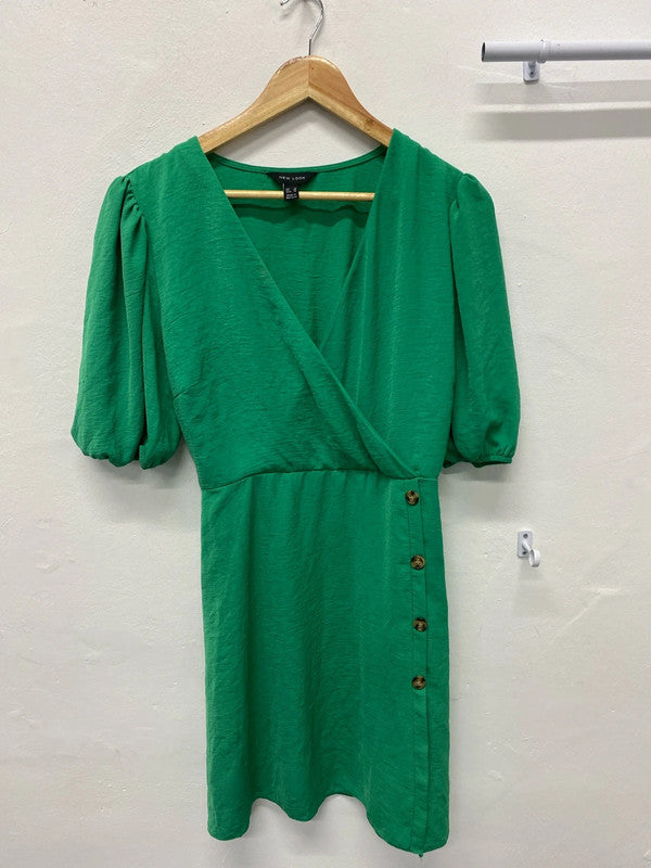Fabulous Emerald Green midi dress classic Uk18 LG006
