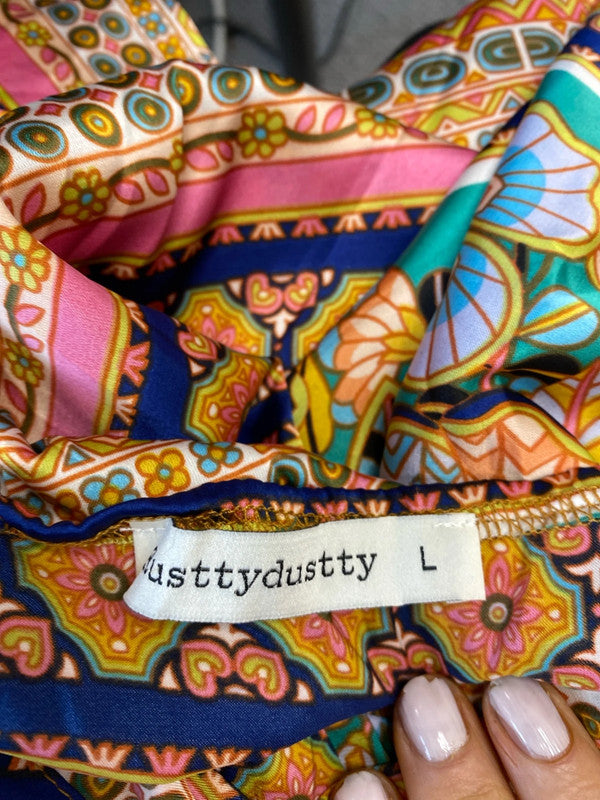 Fabulous Indian vibes summer gypsy boho dress UkL KN003