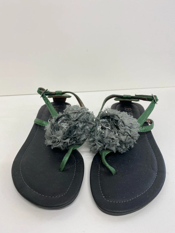 Fabulous Liberitae Rich Green small wedge sandal Uk4 MM005