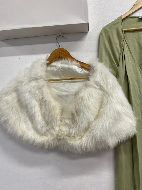 Fabulous Maids to Measure Charlene Sage green dress Uk24 & wrap CR002