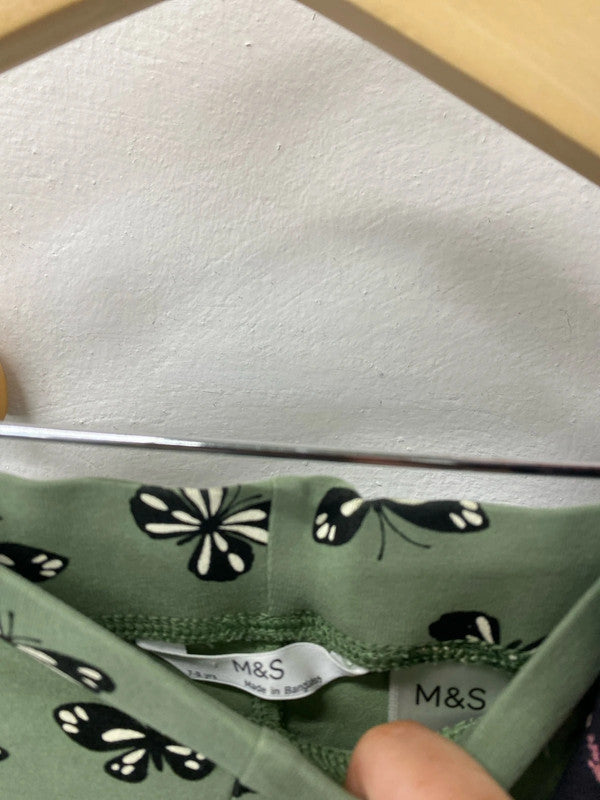 Fabulous active fun girls bundle leggings casual Age7-9 M&S H&M #61 LD003