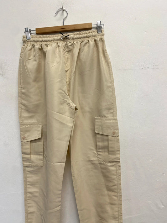 Stunning ax Paris sand beige cargo trousers UK 10 SD002