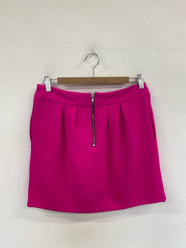 River Island Fabulous Hot Pink Mini Skirt UK 12 NN001