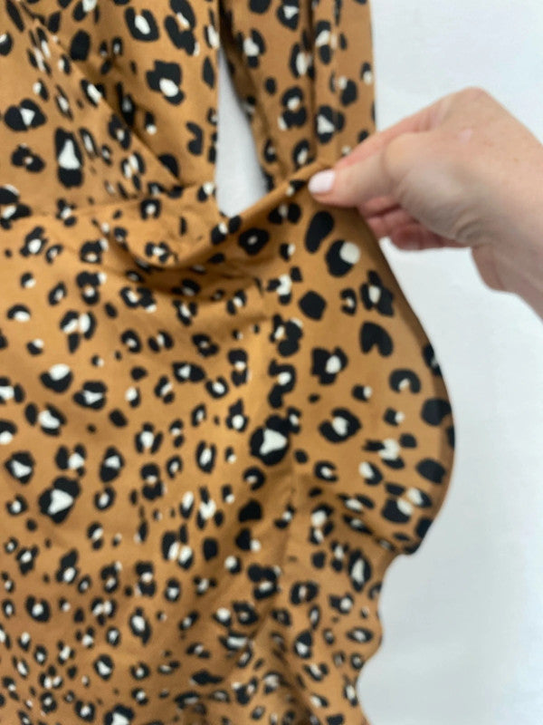 Fabulous AX Paris animal print Rara fun party Dress Uk8 LK009