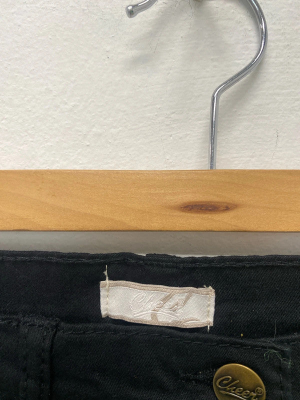 Fabulous cropped black trousers by Cheer Germany Uk12 LW005