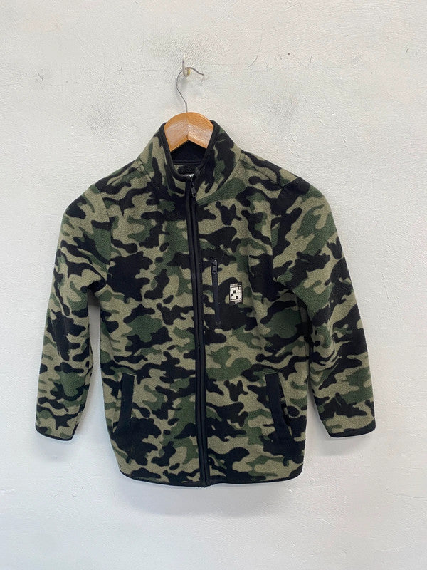 Fabulous boys camo zip fleece age 8-9yrs MS002