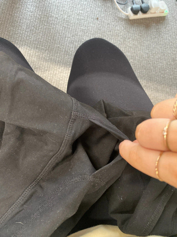 Fabulous DKNY black sport leggings uk 8 HA001