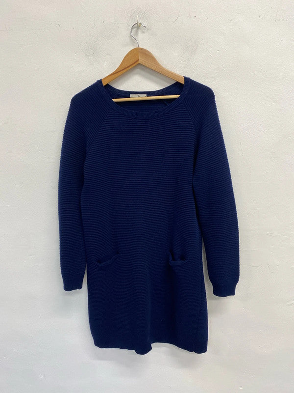 Lovely tu blue pocket mini dress UK 14 KS003