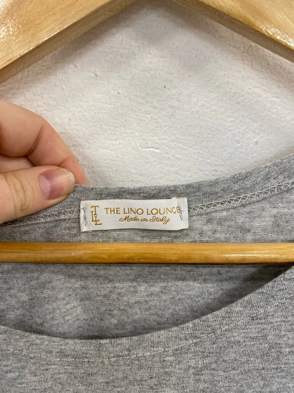 The Lino Lounge Chic Grey Asymmetric Tunic UK 18-20 RG021