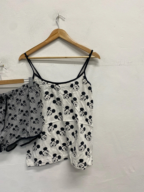 Lovely Mickey duo of pyjamas shorts and vest UK 14-16 #7 JW002