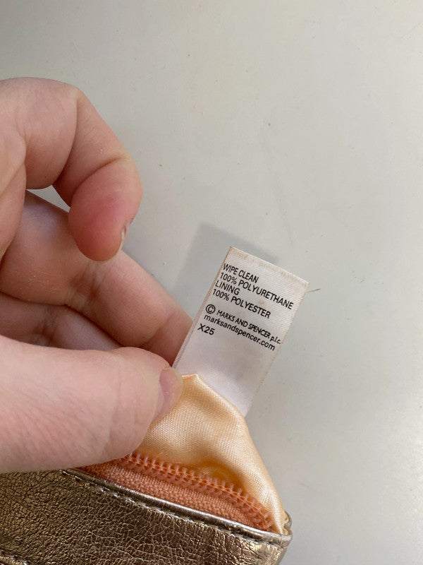 Laceys & M&S Fabulous Turquoise Floral Flats & Matching Clutch UK 4 AT001