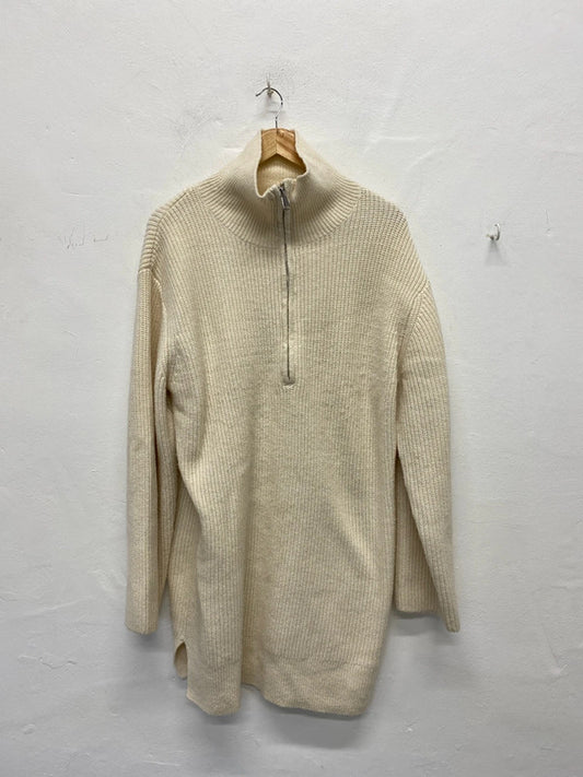 Fabulous Super cosy oversized soft knit jumper dress UkM H&M KS002