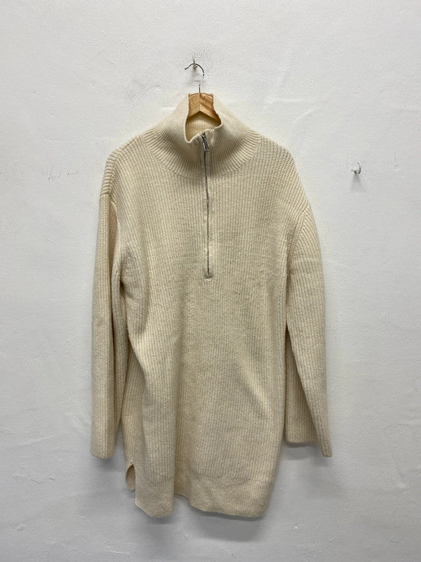 Fabulous Super cosy oversized soft knit jumper dress UkM H&M KS002