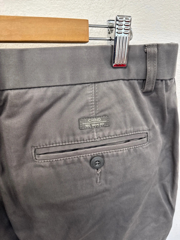Classic gents 40s chinos grey cotton M&S NC001