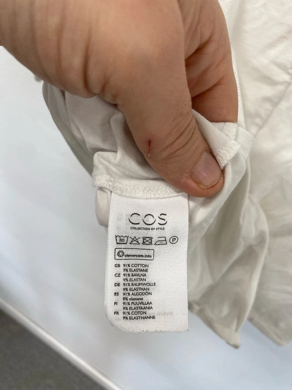 Cute COS white t-shirt M FE001