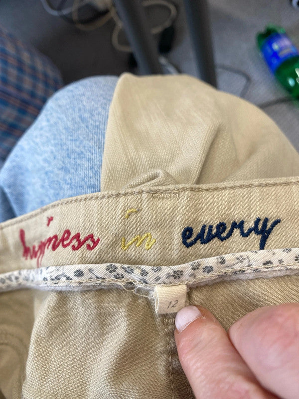 Fabulous White Stuff Pale rope jeans Uk12 L25.5 ( inside) SR006