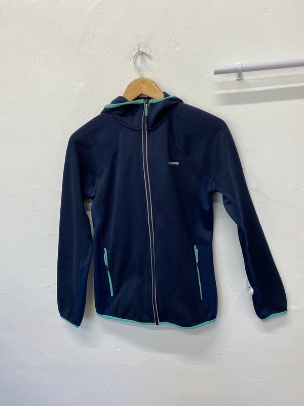 Fabulous Craghoppers Duke of Edinburgh fleece ribbed hoodie Uk10 AO001