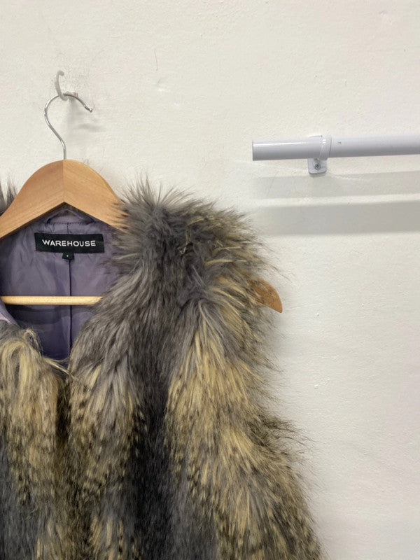 Fabulous longline boho faux fur gilet UkS Warehouse MW001