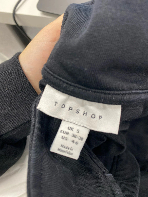 Bundle 45 Topshop black collar top and smock white dress UK S KS002