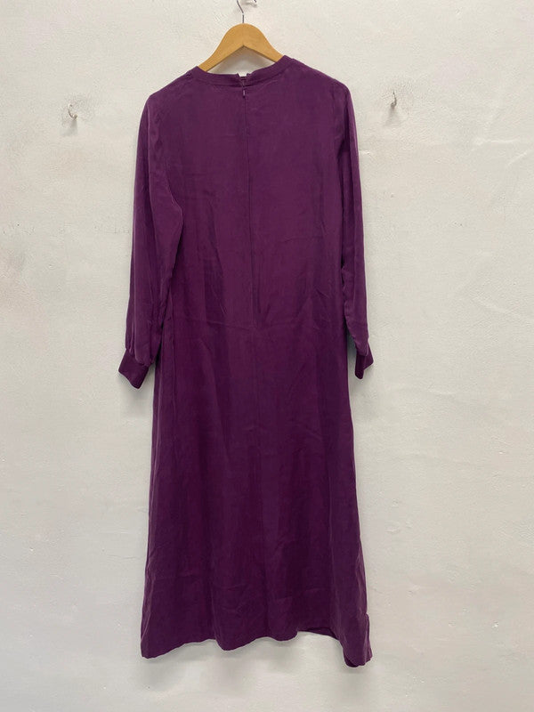 Fabulous Autograph purple stunning Dress Uk12 SS002