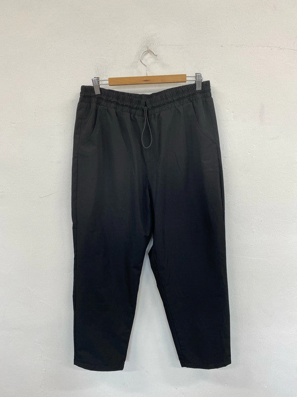 TU Stylish Black Wide Leg Trousers UK 18 LG004