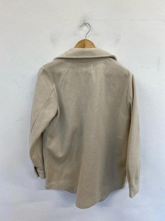 TU Chic Beige Herringbone Shacket UK 14 LN001