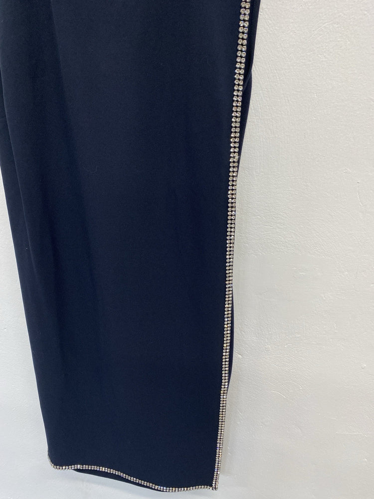 Stunning Ted Baker Burford Navy Diamante UK 6-8 SD002