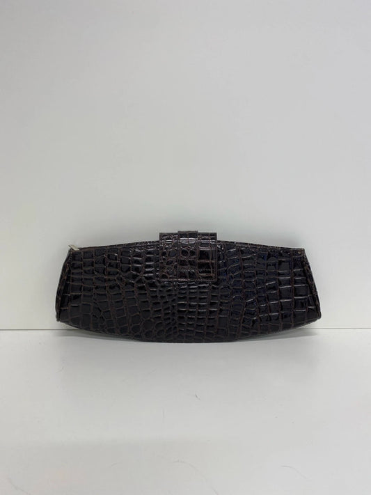 Unbranded Fabulous Faux Leather Reptile Look Clutch NC001