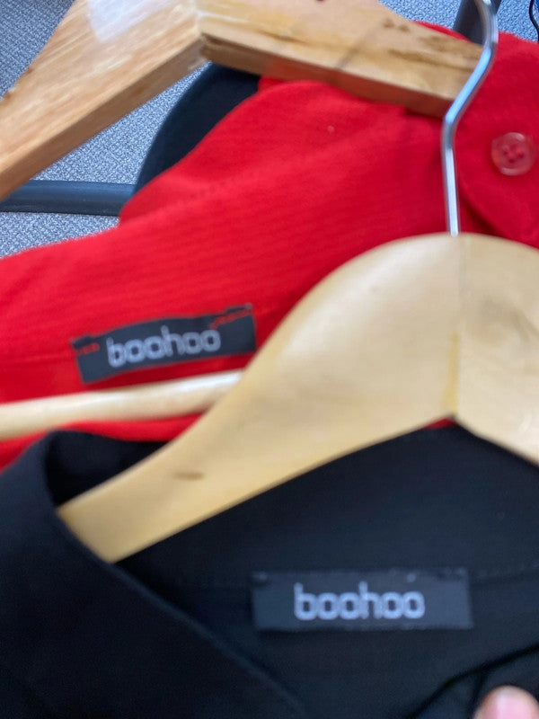 Fabulous Duo of oversized shirt dresses by Boohoo Uk8/S -#4 LL003