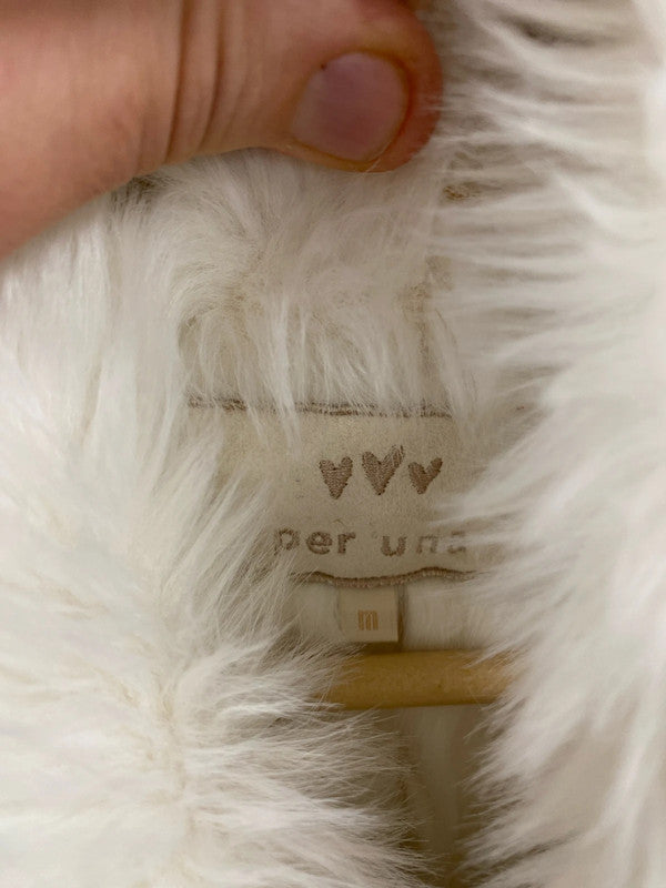 Gorgeous soft faux fur Gilet boho Ibiza chic M&S M RK001