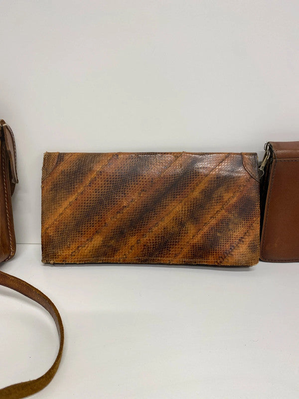 Unbranded Vintage Leather Bags Trio KD001