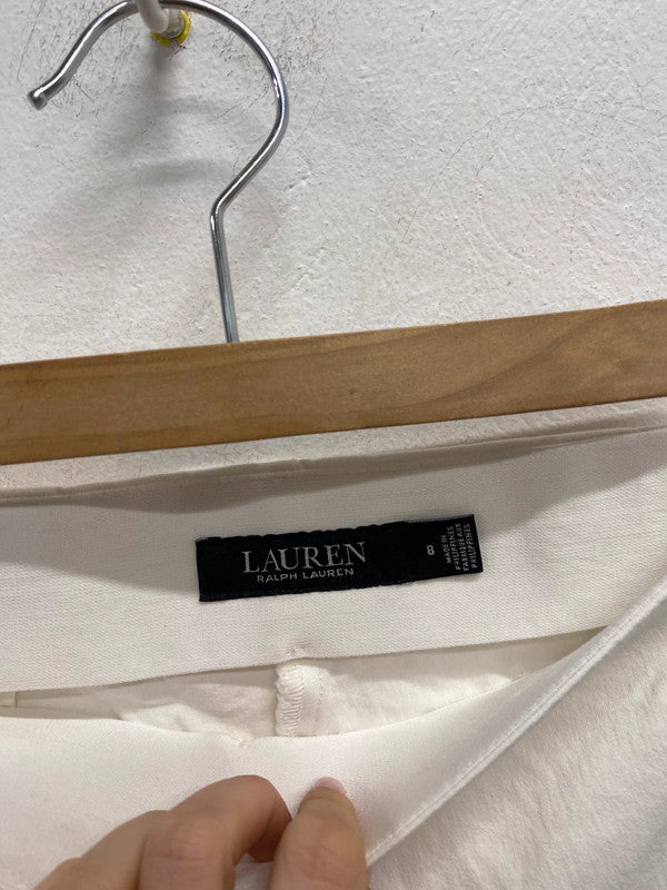 Lovely Ralph Lauren white legging trousers UK 8 NN001