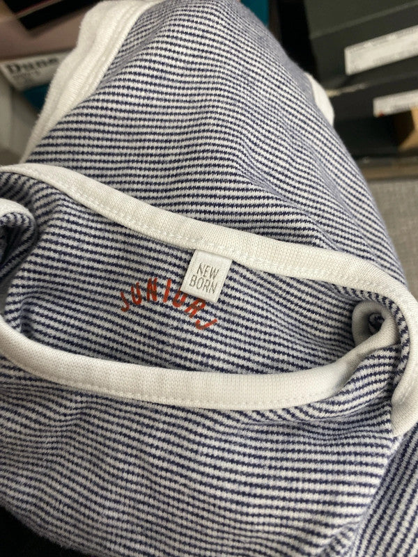 Lovely bundle of baby newborn blue clothing stripes Fred &flo next EW005 #7