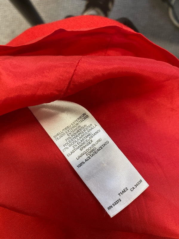 Stunning French connection midi v neck red dress UK 16 LG006