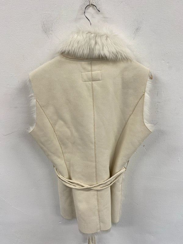 Gorgeous soft faux fur Gilet boho Ibiza chic M&S M RK001