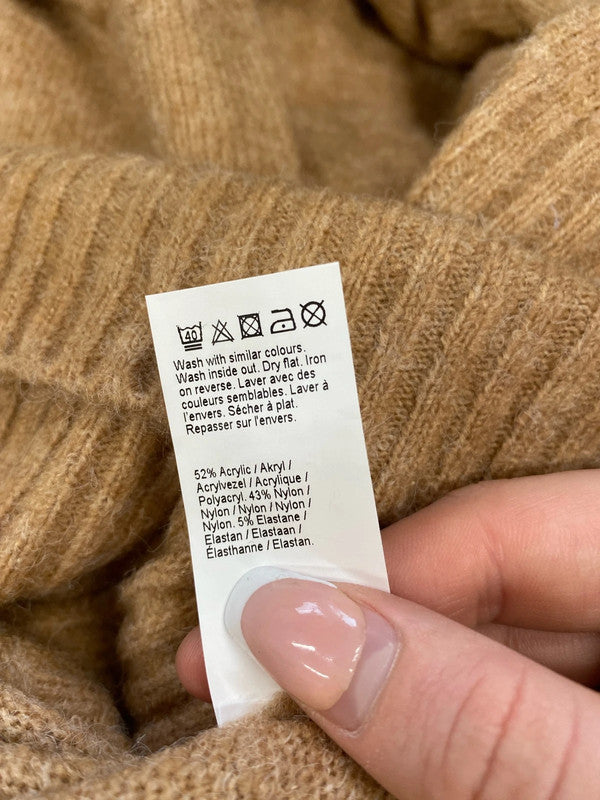 Stylish River Island knitted jumper dress uk 6 KM004