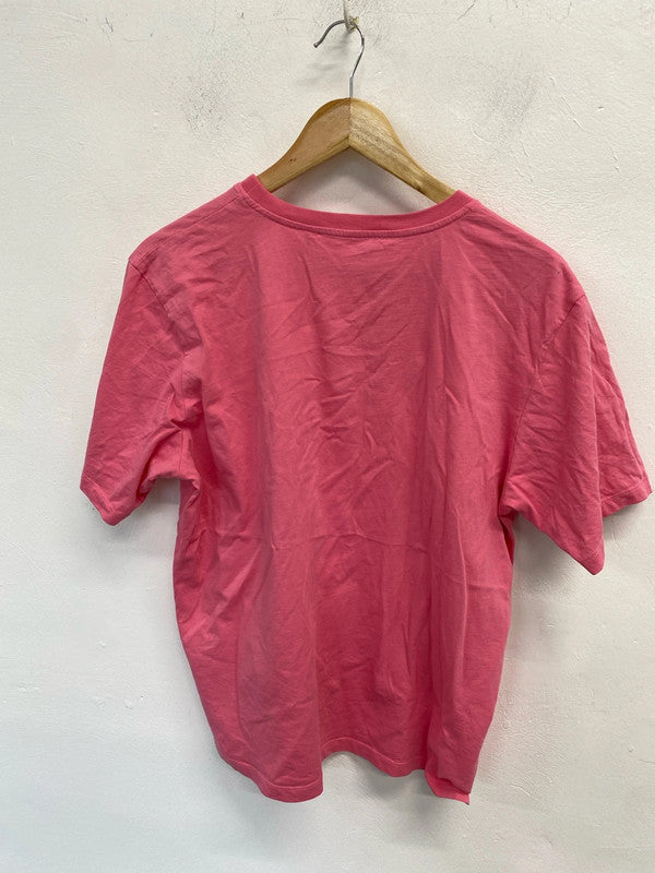 Fabulous Hot Pink Victoria Beckham oversized T shirt UkL AC002